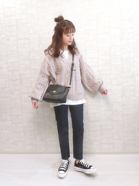 chicchimoさん（レディース・152cm）の冬コーディネート