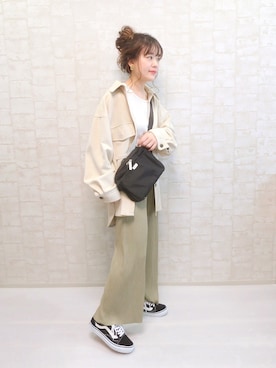 「アイテム（その他アウター）」を使った、chicchimoさん（レディース・152cm）の春コーディネート