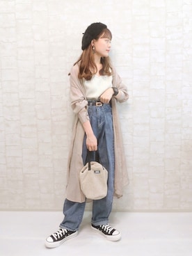 「シアーワンピース」｜「アイテム（腕時計）」を使った、chicchimoさん（レディース・152cm）の秋コーディネート