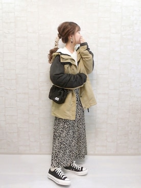 「STARTING OVER」｜「アイテム（マウンテンパーカー）」を使った、chicchimoさん（レディース・152cm）の秋コーディネート