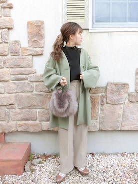 chicchimoさん（レディース・152cm）の冬コーディネート