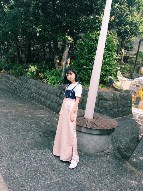 内山あみ Zaraのトップスを使ったコーディネート Wear