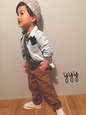 yyyさん（キッズ・100cm）の春コーディネート