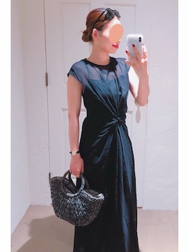 「theory（セオリー）のアイテム（ワンピース/ドレス）」を使った、♡Miggle Baby♡さん（レディース・149cm）の春コーディネート