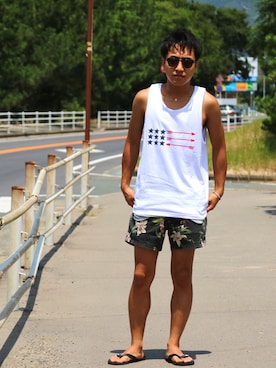 Yunoshin_38さん（メンズ・162cm）の夏コーディネート