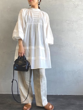 「USINE（ユジーヌ）のアイテム」を使った、noriさん（レディース・160cm）の春コーディネート