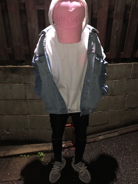 「Guess Jeans 」｜「アイテム（デニムジャケット）」を使った、🔥HS🔥さん（メンズ・171cm）の冬コーディネート