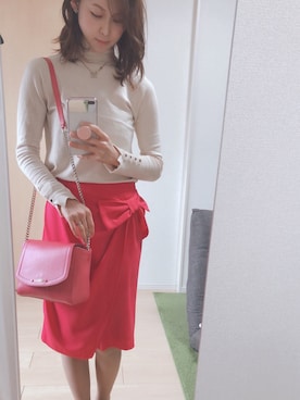 「M.deux（エムドゥ）のアイテム」を使った、Yuki❤︎さん（レディース・160cm）の春コーディネート