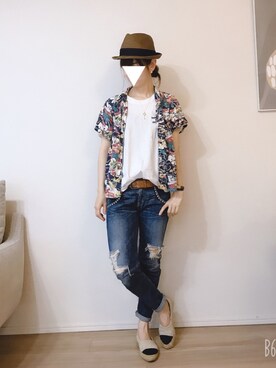 kumikoroさん（レディース・160cm）の夏コーディネート