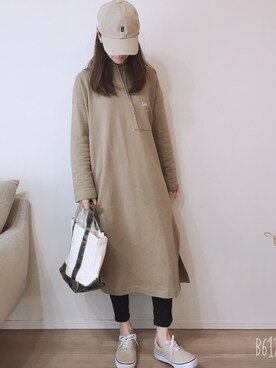 「chaopanic typy」｜「アイテム（ワンピース/ドレス）」を使った、kumikoroさん（レディース・161cm）の秋コーディネート