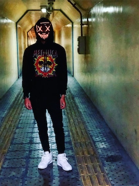 「ハロウィン」｜「アイテム（腕時計）」を使った、KWOさん（メンズ・174cm）の秋コーディネート