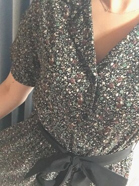 「archives（アルシーヴ）のアイテム（シャツワンピース）」を使った、はやしさんさん（レディース・163cm）の夏コーディネート
