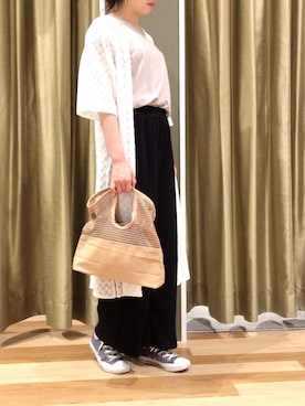 「summer」｜Honamiさん（レディース・161cm）の夏コーディネート