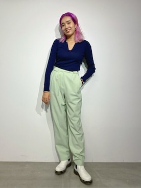 「Paloma Wool（パロマウール）のアイテム」を使った、Oriensレディースさん（レディース・160cm）の秋コーディネート