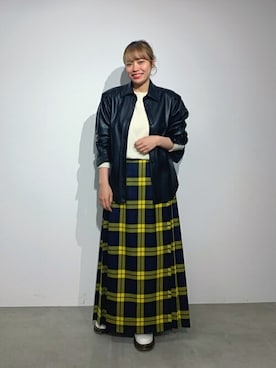 「jakke（ジャッキー）のアイテム」を使った、Oriensレディースさん（レディース・160cm）の秋コーディネート