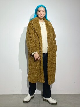 「Oriens JOURNAL STANDARD」｜「アイテム（ジャケット/アウター）」を使った、Oriensレディースさん（レディース・160cm）の冬コーディネート