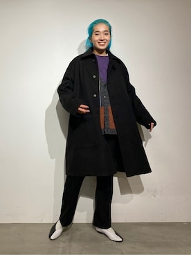 「Oriens JOURNAL STANDARD」｜「アイテム（ジャケット/アウター）」を使った、Oriensレディースさん（レディース・160cm）の冬コーディネート