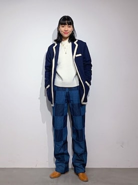「Oriens JOURNAL STANDARD」｜「アイテム（ジャケット/アウター）」を使った、Oriensレディースさん（レディース・160cm）の冬コーディネート