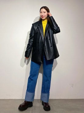 「Oriens JOURNAL STANDARD」｜「アイテム（ジャケット/アウター）」を使った、Oriensレディースさん（レディース・160cm）の冬コーディネート