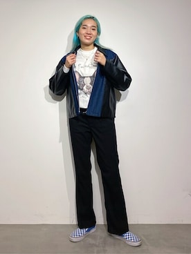 「デニム ジャケット」｜Oriensレディースさん（レディース・160cm）の冬コーディネート