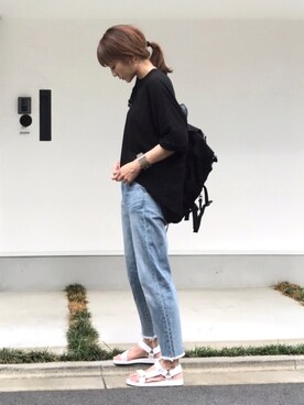 「and it_（アンドイット）のアイテム」を使った、ＬＵＭＩＥさん（レディース・163cm）の夏コーディネート