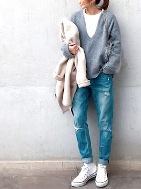 ＬＵＭＩＥさん（レディース・163cm）の冬コーディネート