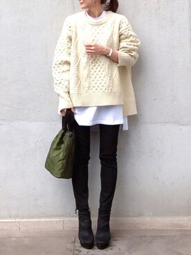 ＬＵＭＩＥさん（レディース・163cm）の冬コーディネート