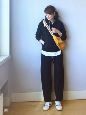 「NANO universe（ナノユニバース）のアイテム（ワンピース/ドレス）」を使った、ＬＵＭＩＥさん（レディース・163cm）の春コーディネート
