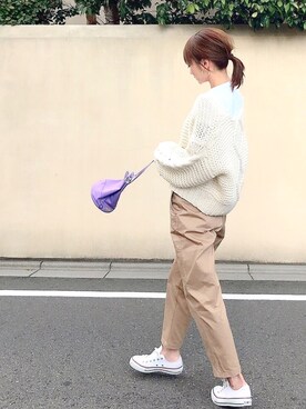 「Dickies（ディッキーズ）のアイテム（ハンドバッグ）」を使った、ＬＵＭＩＥさん（レディース・163cm）の春コーディネート