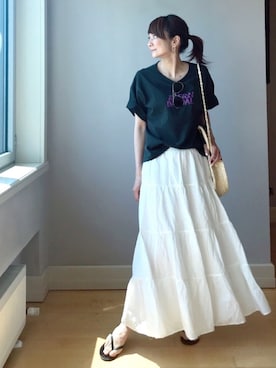 「FREE'S MART（フリーズマート）のアイテム（トップス）」を使った、ＬＵＭＩＥさん（レディース・163cm）の春コーディネート