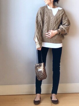 ＬＵＭＩＥさん（レディース・163cm）の秋コーディネート