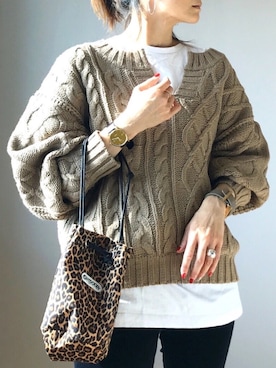 ＬＵＭＩＥさん（レディース・163cm）の冬コーディネート