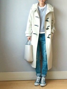 「LUCA/LADY LUCK LUCA（ルカ/レディラックルカ）のアイテム（ジャケット/アウター）」を使った、ＬＵＭＩＥさん（レディース・163cm）の冬コーディネート