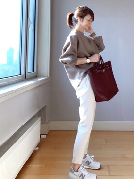 「BARNYARDSTORM（バンヤードストーム）のアイテム」を使った、ＬＵＭＩＥさん（レディース・163cm）の冬コーディネート