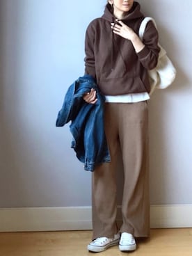 「FREE'S MART（フリーズマート）のアイテム（ジャケット/アウター）」を使った、ＬＵＭＩＥさん（レディース・163cm）の冬コーディネート