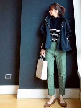 「UNIQLO（ユニクロ）のアイテム（その他シューズ）」を使った、ＬＵＭＩＥさん（レディース・163cm）の冬コーディネート