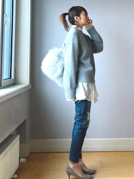 ＬＵＭＩＥさん（レディース・163cm）の冬コーディネート