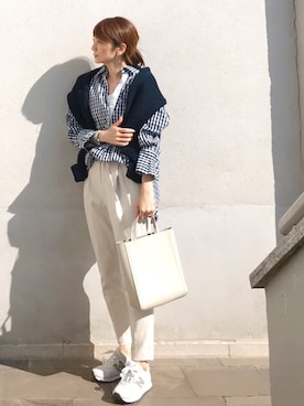 「Gem.（ジェム）のアイテム」を使った、ＬＵＭＩＥさん（レディース・163cm）の春コーディネート