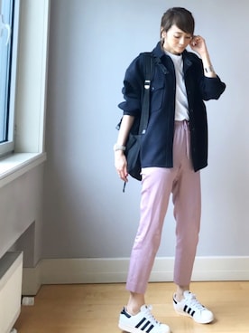「MAKAVELIC（マキャベリック）のアイテム」を使った、ＬＵＭＩＥさん（レディース・163cm）の春コーディネート
