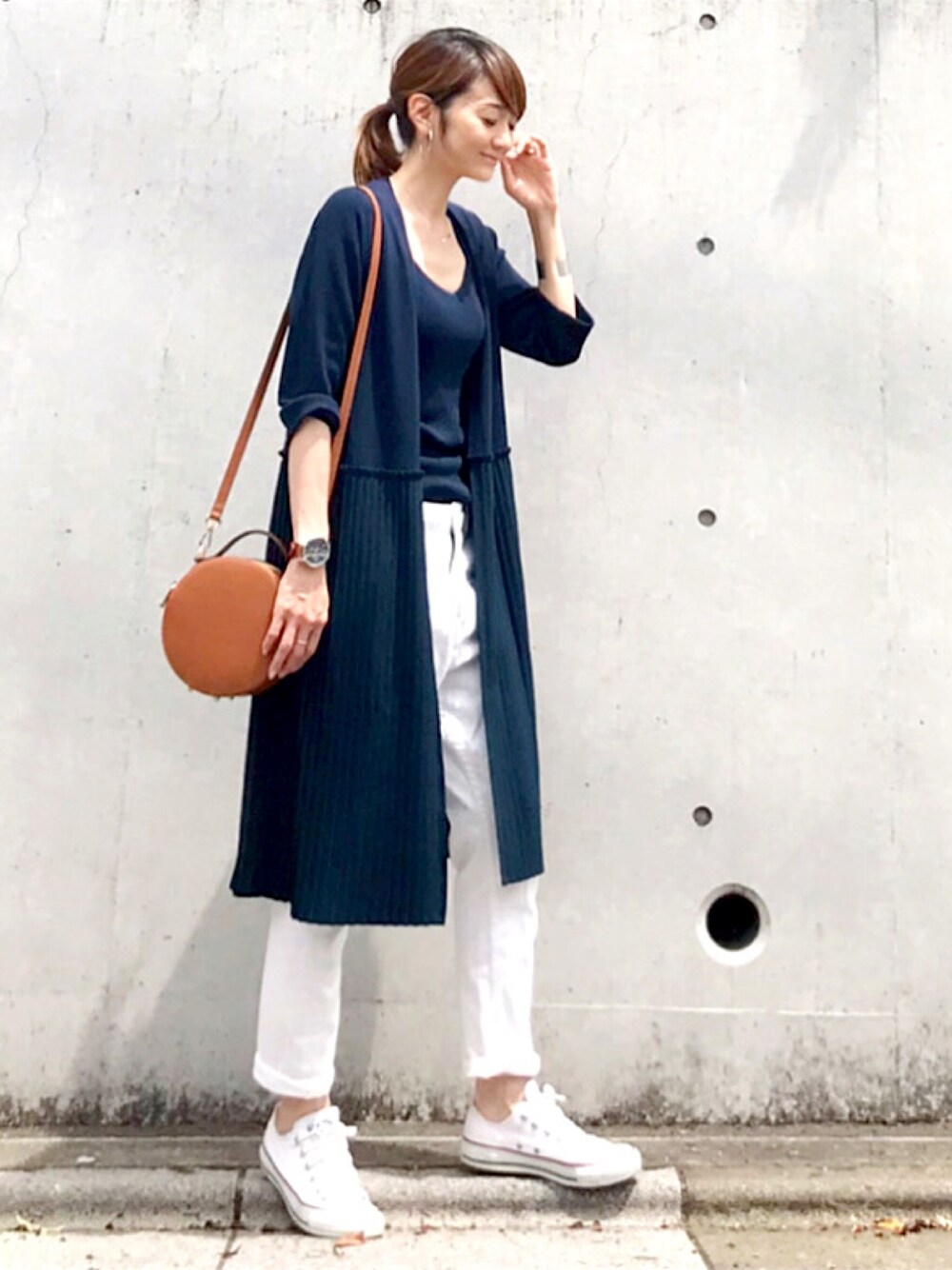 Emma Taylor（エマテイラー）の「プリーツニットカーディガン