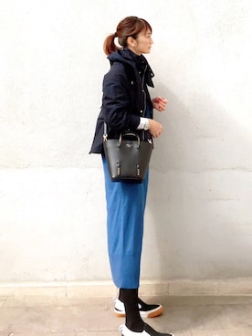 「SLACK FOOTWEAR（スラックフットウェア）のアイテム」を使った、ＬＵＭＩＥさん（レディース・163cm）の秋コーディネート