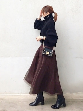 LUMIEさん(レディース・163cm)の秋コーディネート