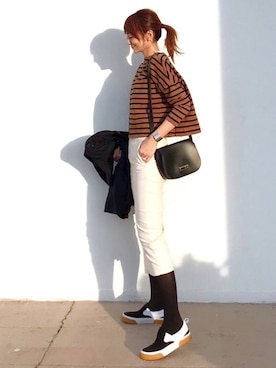 「SLACK FOOTWEAR（スラックフットウェア）のアイテム」を使った、ＬＵＭＩＥさん（レディース・163cm）の秋コーディネート