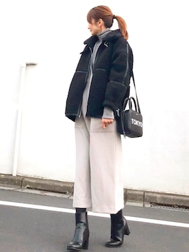 LUMIEさん(レディース・163cm)の冬コーディネート
