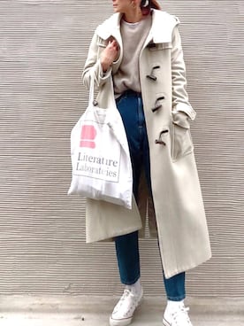 「LUCA/LADY LUCK LUCA（ルカ/レディラックルカ）のアイテム（ジャケット/アウター）」を使った、ＬＵＭＩＥさん（レディース・163cm）の冬コーディネート