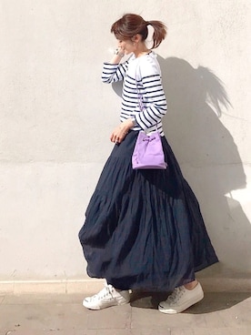 ＬＵＭＩＥさん（レディース・163cm）の春コーディネート