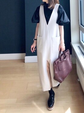 「Daniella&GEMMA（ダニエラアンドジェマ）のアイテム」を使った、ＬＵＭＩＥさん（レディース・163cm）の春コーディネート
