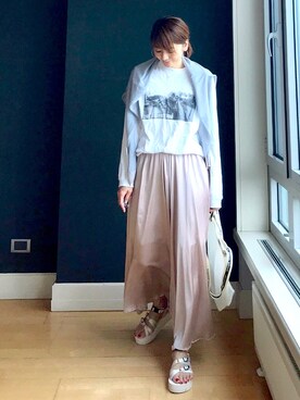 「Frederick（フレデリック）のアイテム」を使った、ＬＵＭＩＥさん（レディース・163cm）の春コーディネート