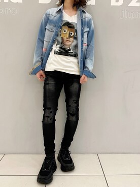 「surt（サート）のアイテム（トップス）」を使った、y_u_d_a_1さん（メンズ・168cm）の夏コーディネート