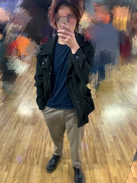 「INNATE（イネート）のアイテム」を使った、yamapiedoさん（メンズ・168cm）の冬コーディネート